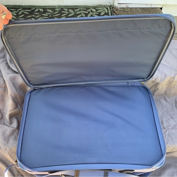 Samsonite Excel Shoulder Weekend Bag Carry On Blue 22x14x7 Handle Shoulder Strap - Picture 4 of 7